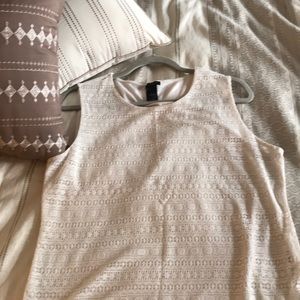 Ann Taylor cream shell